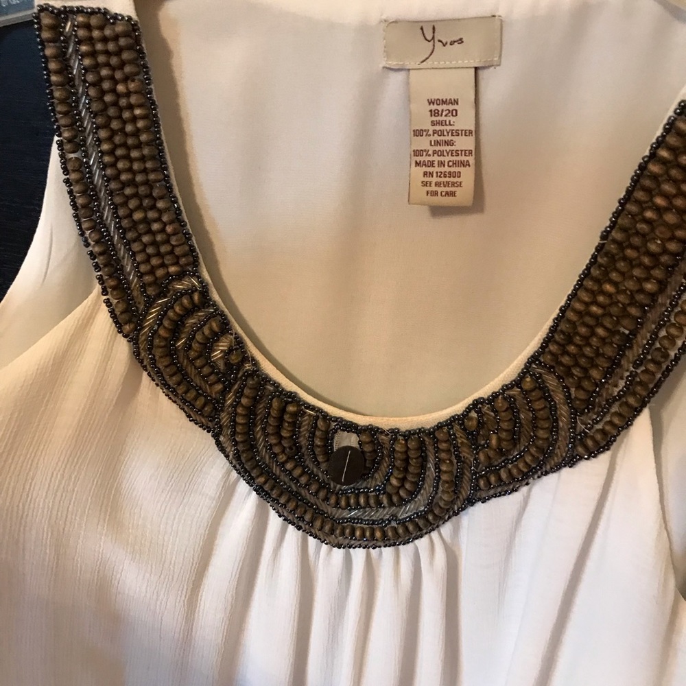 Dress Barn Yvos Dress Shirt Size 18/20 Like New